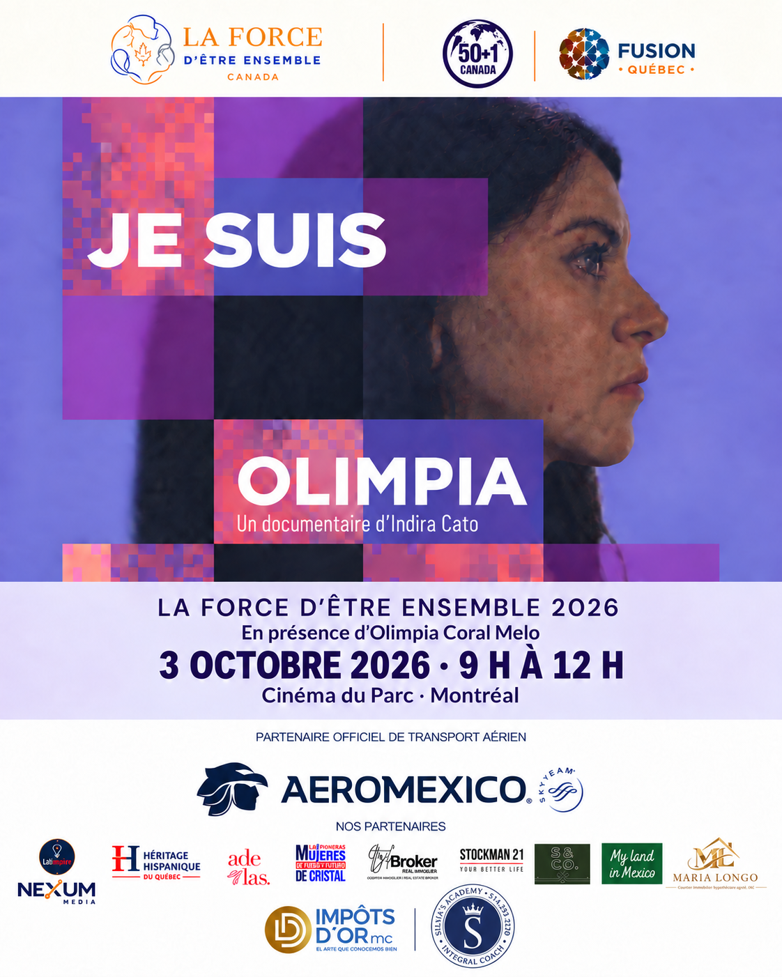 La Force d'être ensemble 2026 — Affiche officielle